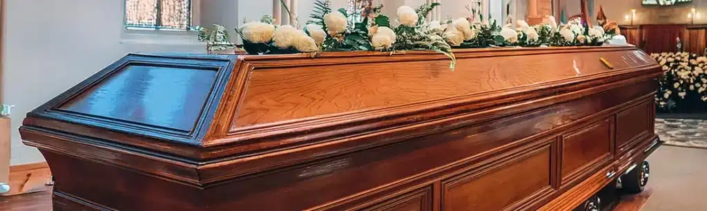 Ataúdes de funerarias en México